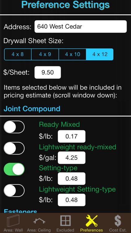 Drywall Calc Elite - Industry leading drywall cost and material calculator