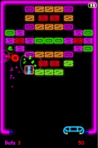 Glow Brick Breaker 2 Lite screenshot 2