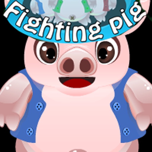 Fighting pig icon