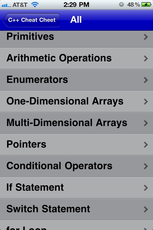 C++ Cheat Sheet screenshot-4