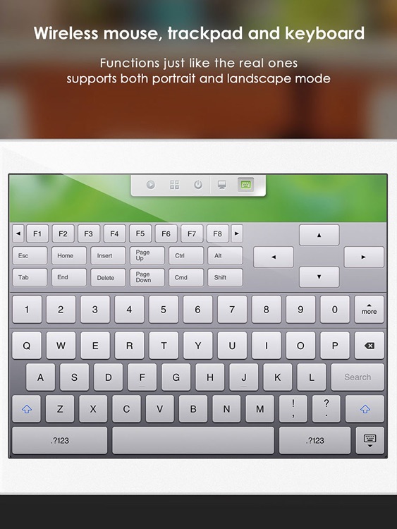 Remote Mouse FREE for iPad - wireless keyboard, trackpad, best remote for computer