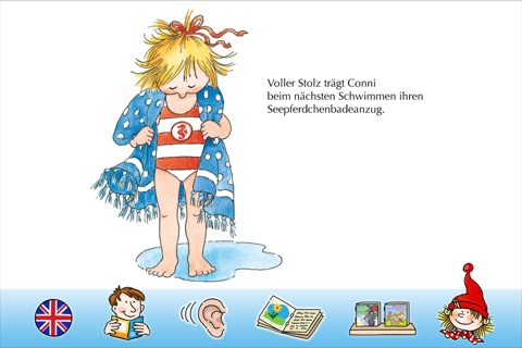 Pixi Book "Connie Learns How to Swim" for iPhone screenshot 3