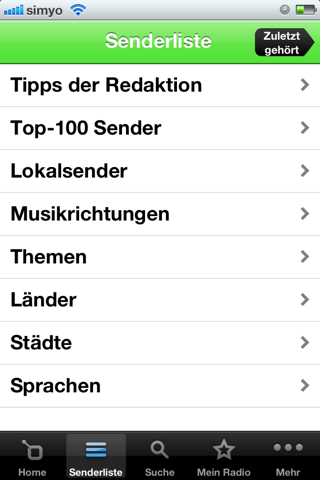 rad.io CLASSIC for 3G/iOS4 screenshot 3