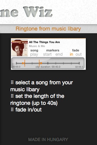 Free Ringtone Wiz - Magic Ringtone Maker screenshot 2