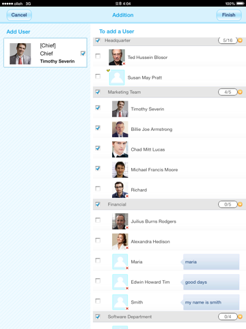 Global Messenger for iPad screenshot 2