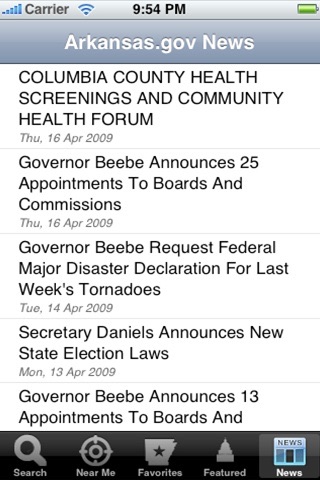 Arkansas.gov Mobile screenshot 2