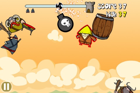 Ninjas vs Vikings Lite screenshot 3