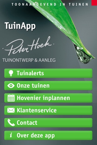 TuinApp Peter Hoek screenshot 2