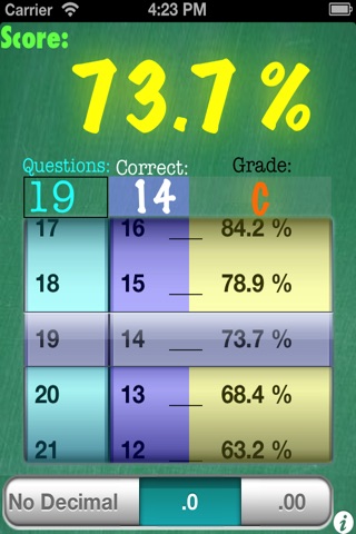DCs iSuper Grader (A+ 123 Easy Simple Grading Calculator) screenshot 3