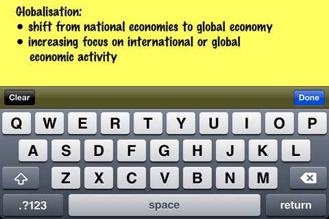 Excel HSC Economics Quick Study screenshot 3