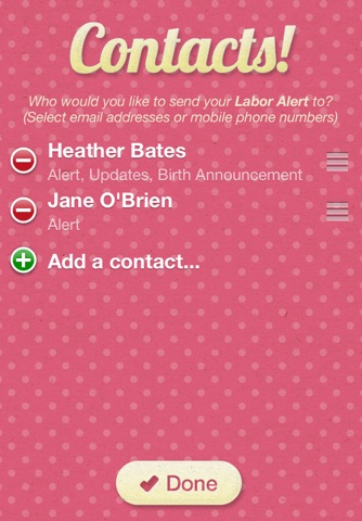 Labor Alert Pregnancy Helper screenshot 3