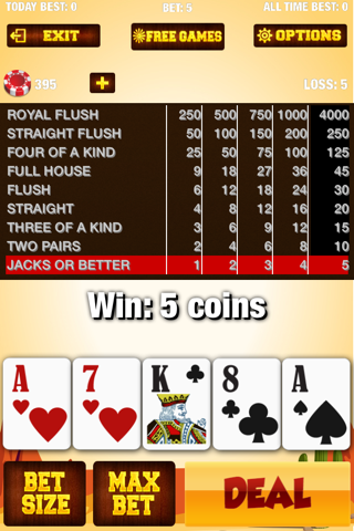 A Wild West Video Poker Game - Win Daily Bonus Payouts screenshot 4