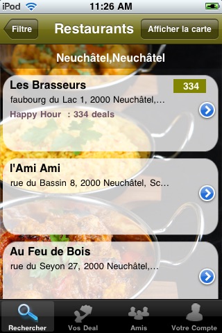 GourmetFute.ch screenshot 2