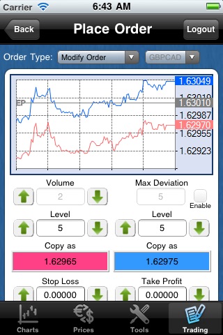 Forex FS iTrader screenshot 3