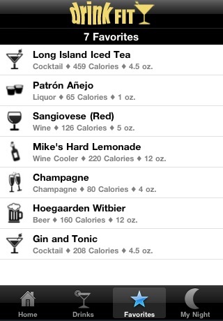 DrinkFit - Beer, Cocktail, Liquor & Wine Nutrition Facts screenshot-4