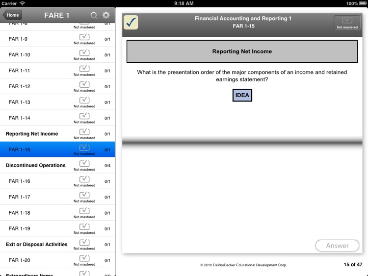 Becker's 2013 CPA Mobile Flashcards for iPad