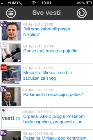 Vesti RS screenshot 2