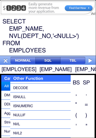 MINAMO Free : SQL Editor & Reference screenshot 2