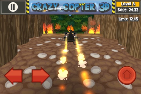 Paper Glider Crazy Copter 3D screenshot 4