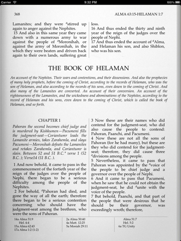 Genuine LDS Scriptures - The Book of Mormon - Free screenshot 2