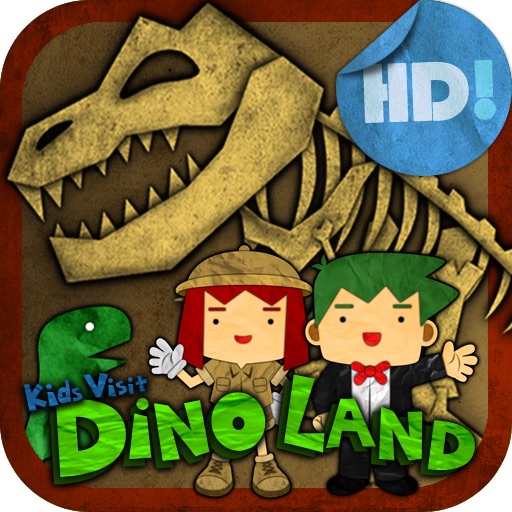 Kids Visit Dino Land HD iOS App