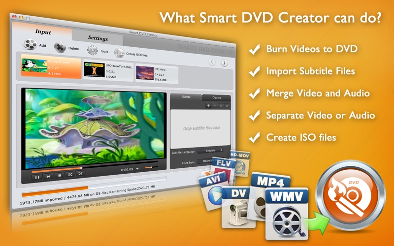 【图】视频刻录Smart DVD Creator(截图1) 【图】视频刻录Smart DVD Creator(截图1)