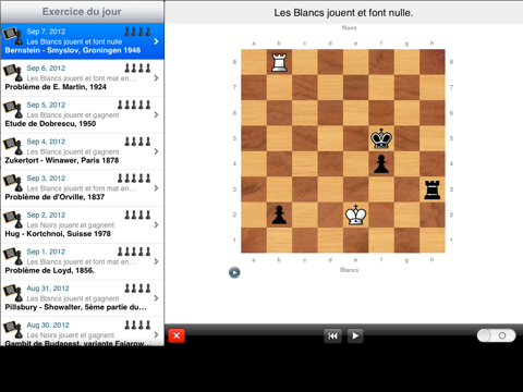 Screenshot #5 pour Exercices d'échecs quotidiens