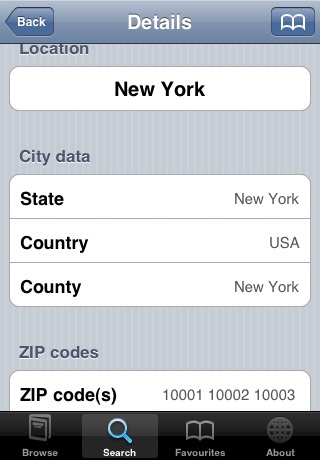 ZIPcodes screenshot-3