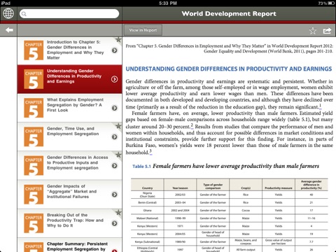 World Development Report 2012 screenshot 4