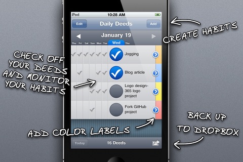 Daily Deeds: Track Your Habits screenshot 4
