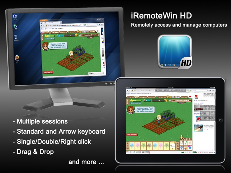 iRemoteWin HD - Remote Desktop Client for Windows