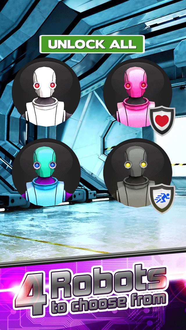 3D SCIFI ROBOT FAST RUNNING BATTLEFIELD 1.0 IOS