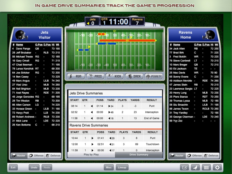 iScore Football Scorekeeper for iPad screenshot-3