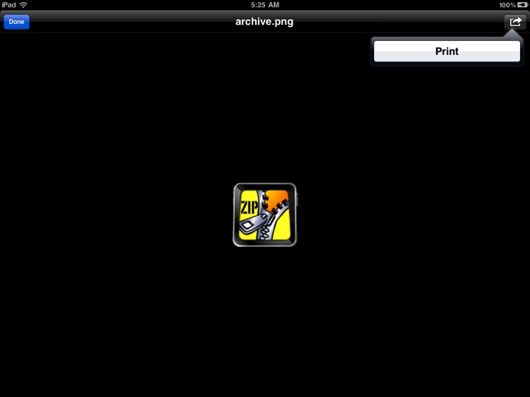 Zip File Manager HD for iPad screenshot-4