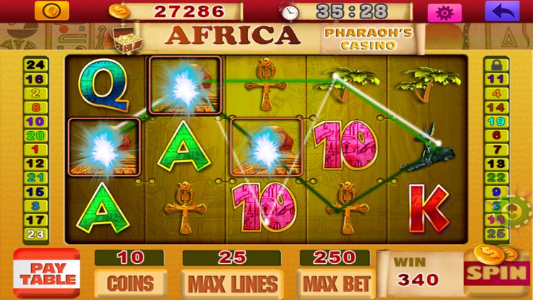 Pharaoh's Casino - Lucky Slots Machine Game Free screenshot-3