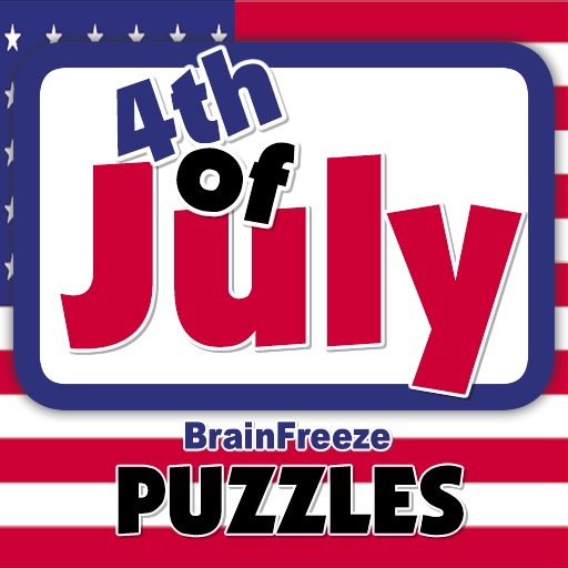 BrainFreeze Puzzles - 4th of July Cube Puzzle Board Game