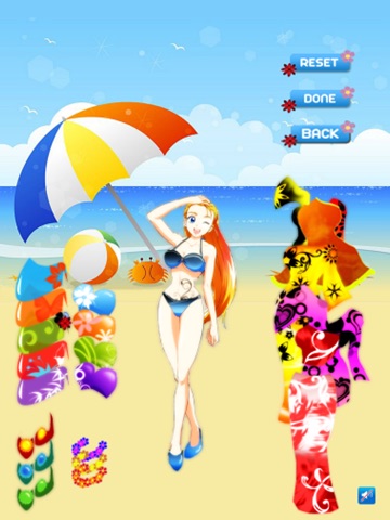 Dollie Summer DressUp HD Lite screenshot 2