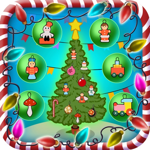 Xmas / Christmas Tree Dressing up Game for Kids Pro - Kids Safe App No Adverts Icon