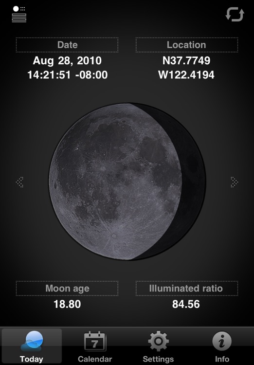 Tsukuyomi International - Moon phases and Lunar calendar