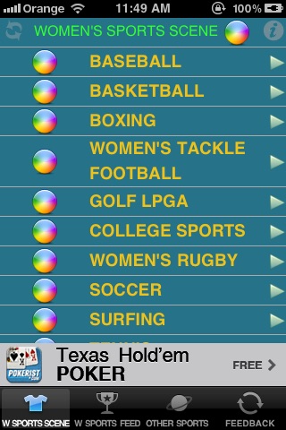 WOMEN'S SPORTS SCENE screenshot 4