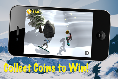 Snowboard Extreme Race - Cross Country Off Piste Chase Game 3D screenshot 4