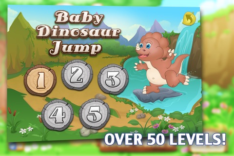 Jump Dino Jump Free - Dinosaur Jumping Game screenshot 2