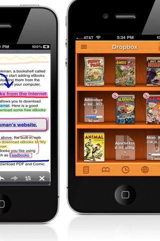 PDF/Comic Reader Bookman Pro for iPhone screenshot 3