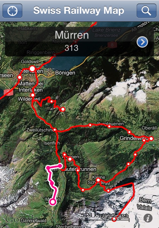 Swiss Railway Map