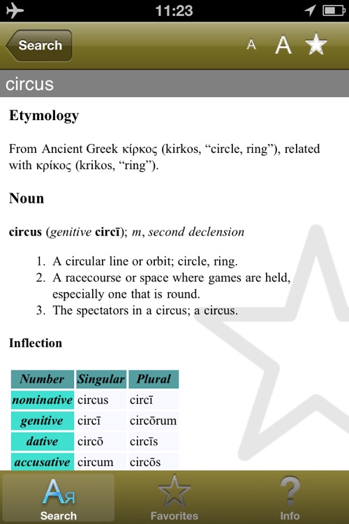 Latin Lexicon Dictionary screenshot-3