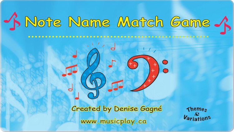 Note Name Match Game