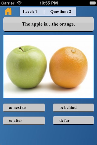 English Preposition Quiz screenshot 2