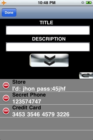 Information keeper screenshot 3