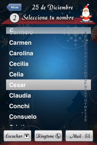 TonoNombres Navideños 2010 screenshot 4