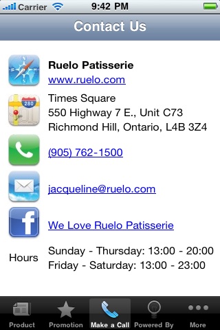 Ruelo Patisserie screenshot 2